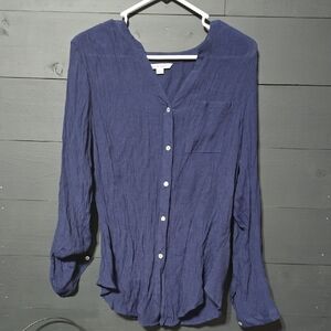 Zac & Rachel Navy Blouse